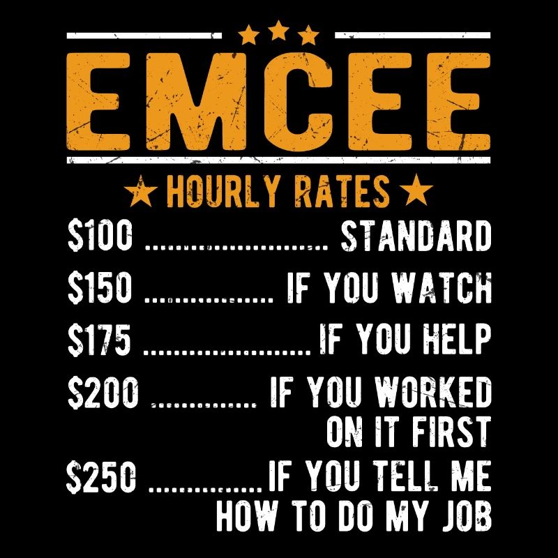 Moderator hourly wage