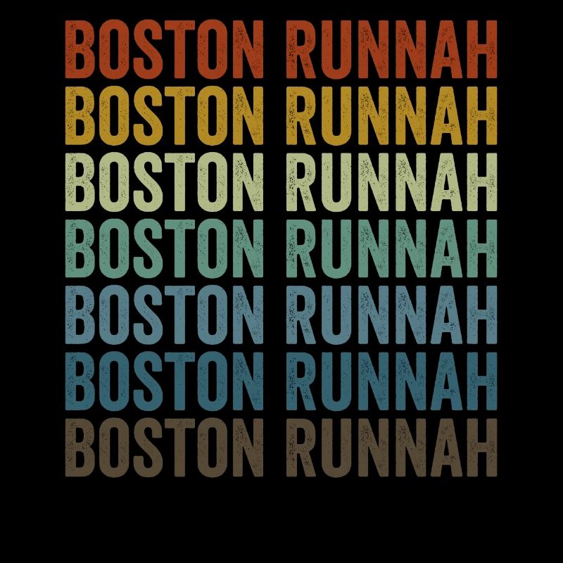 Boston Runnah Marathon Runner Boston Runner