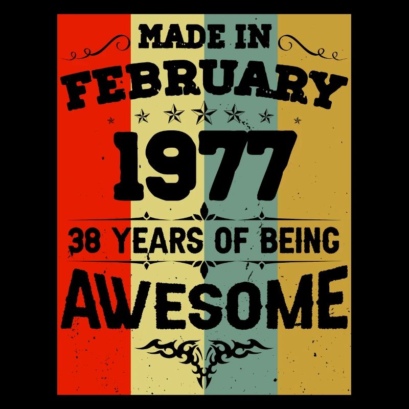 Anniversaire millésime février 1977