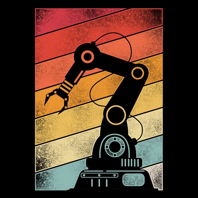 Robot Robotics Engineer Retro