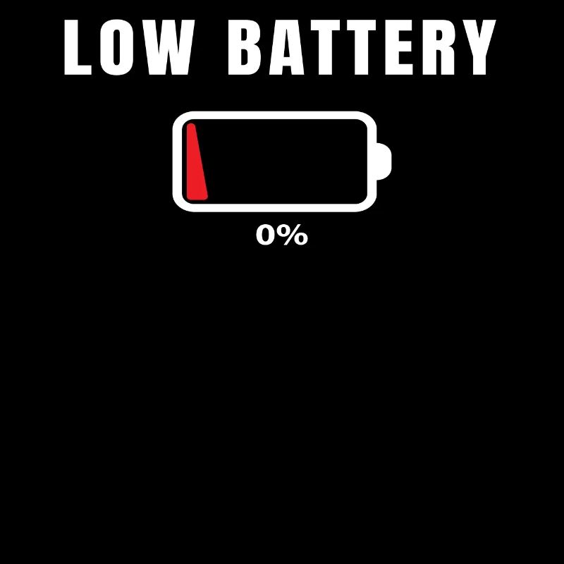 Low battery, please charge