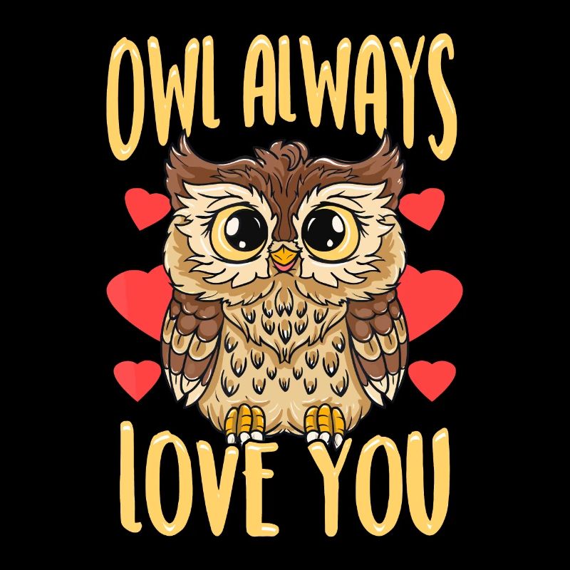 Eule Liebe dich immer süße Eule Liebhaber lustiger Valentinstag