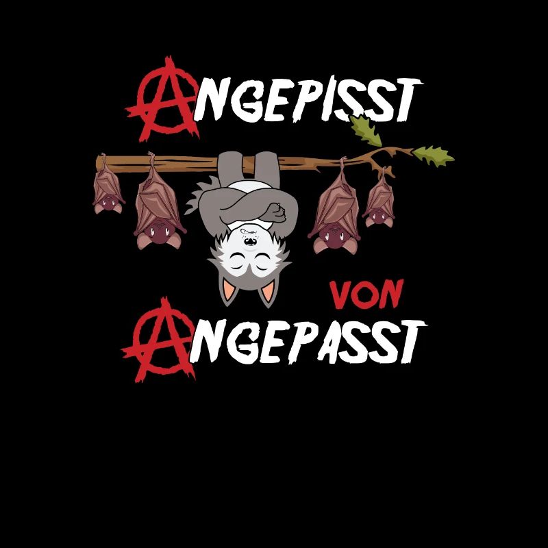 Angepisst von Angepasst Be Different Wolf Anarchie