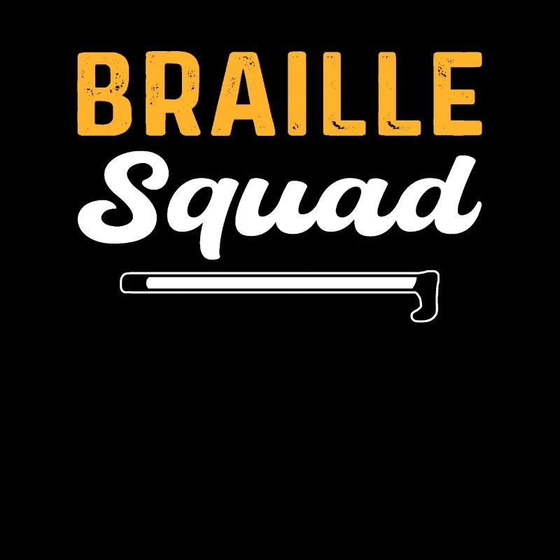 Braille-Trupp. Blinde Menschen Blindness Awareness