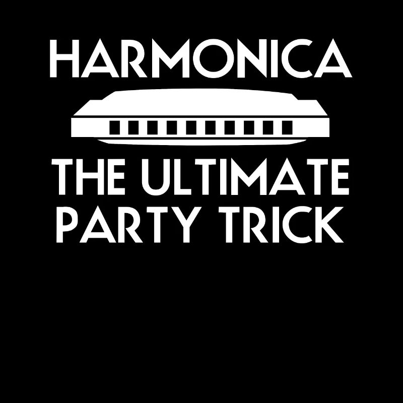 Harmonica Harmonica Slogan Chemise