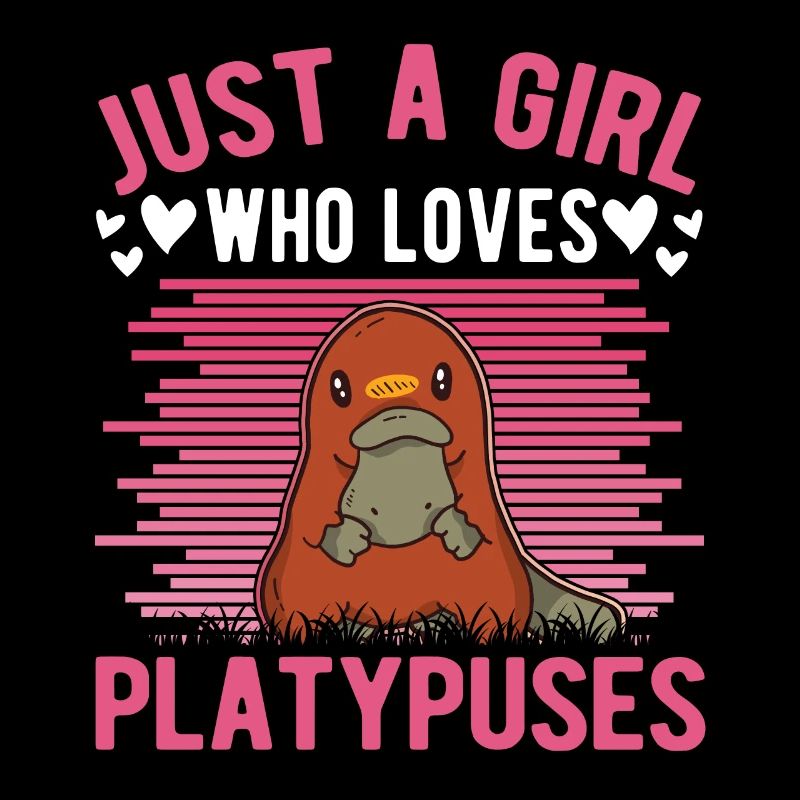 Schnabeltier Mädchen Platypus