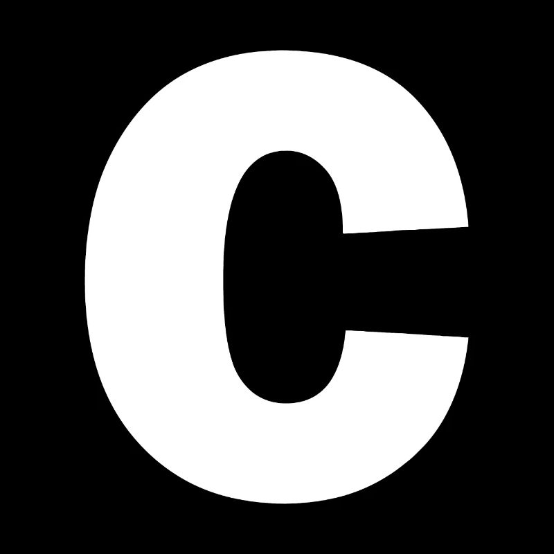 Lettre C Alphabet majuscule Monogramme Initiallettre c