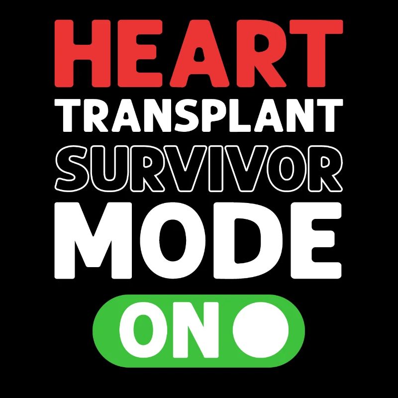 Herztransplantations-Überlebensmodus Ein.