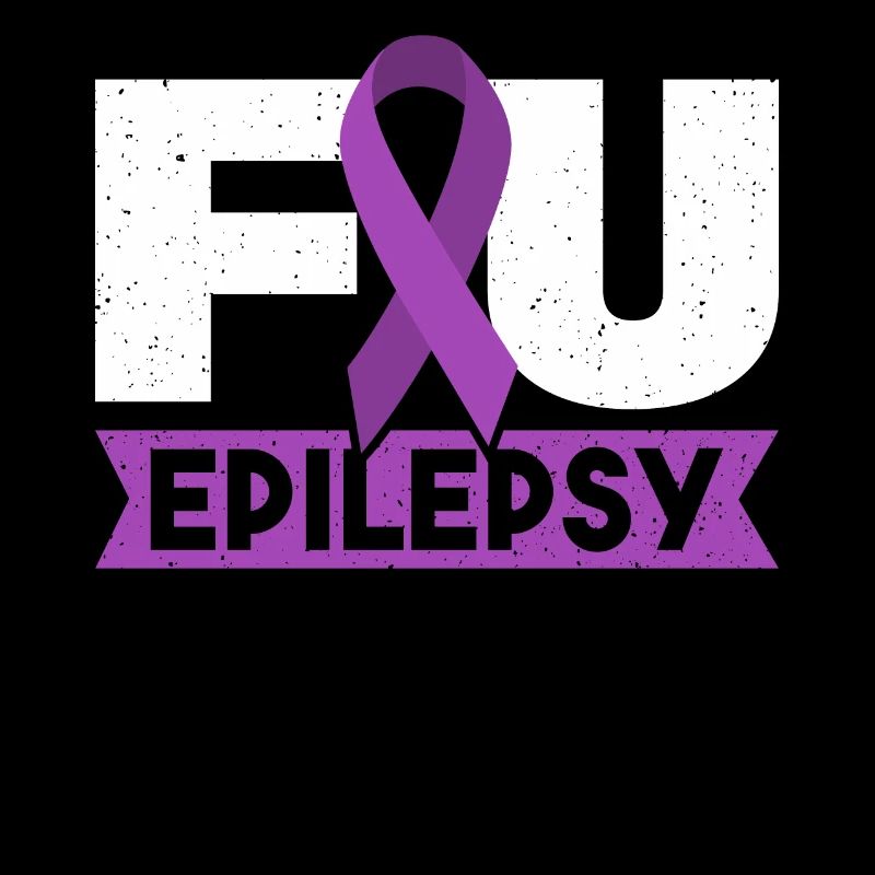 Épilepsie FU. Conscience de l’épilepsie du ruban violet