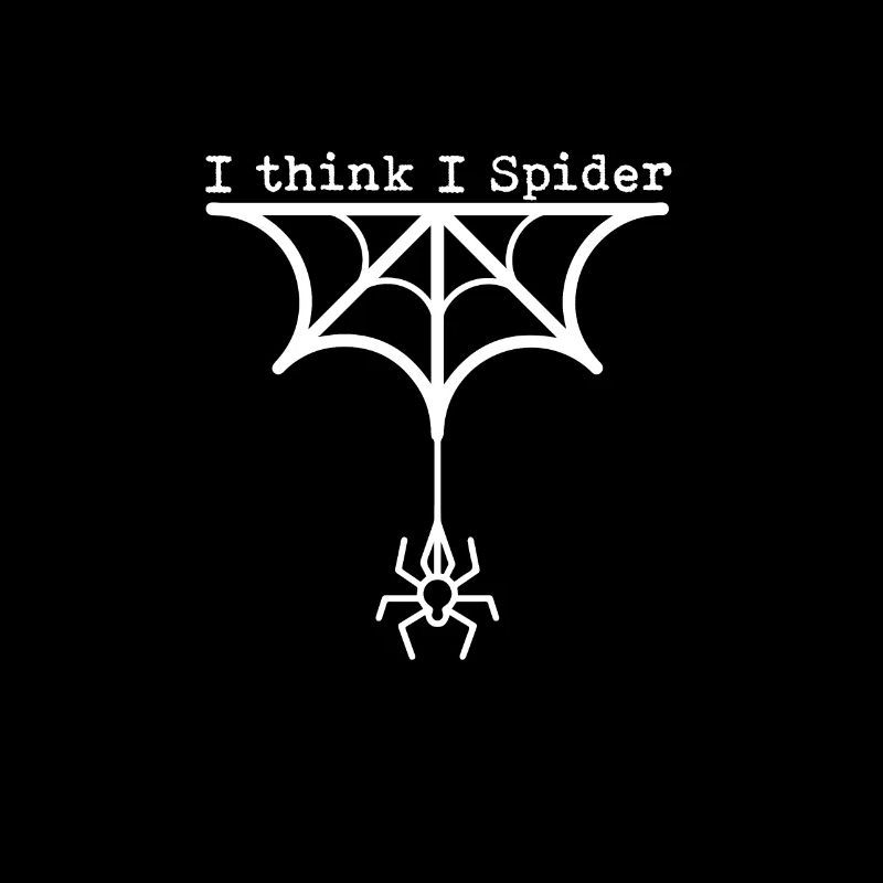 I Think I Spider Redensart Denglisch Geschenk