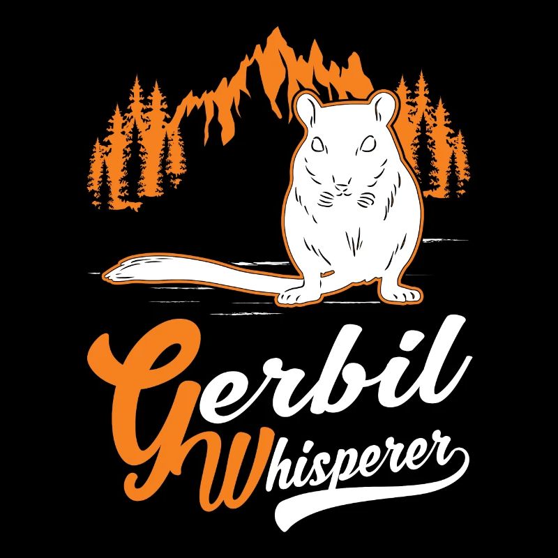 Gerbil Whisperer Racing Rat Gift Gerbil
