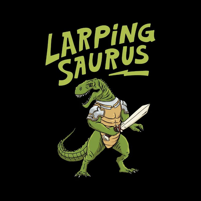 Larp Saurus T-REX RPG Role-playing game design for a