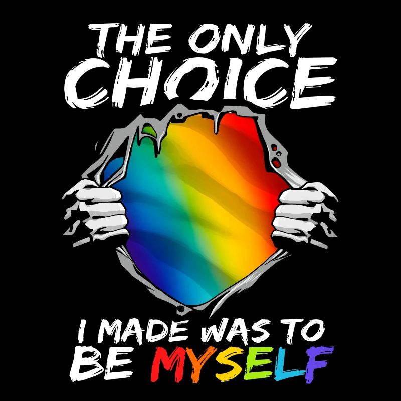 LGBT Herz Regenbogenfarben Pride-Monat