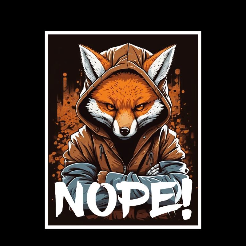 Nope Morning Grouch Fox Office Colleague Sarcasm
