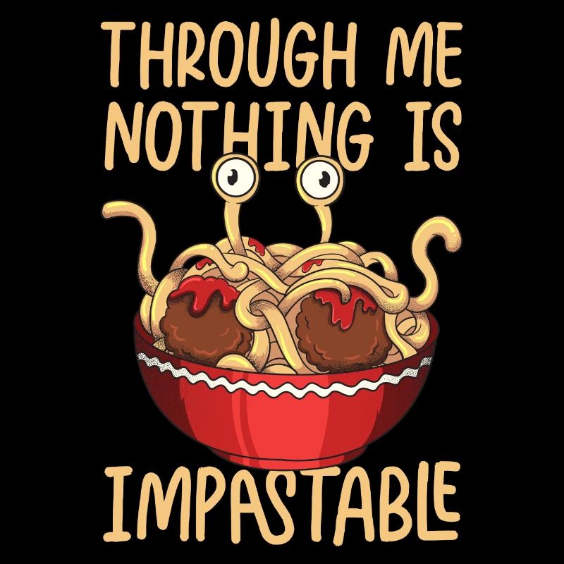Monstre Spaghetti Volant Pastafarian
