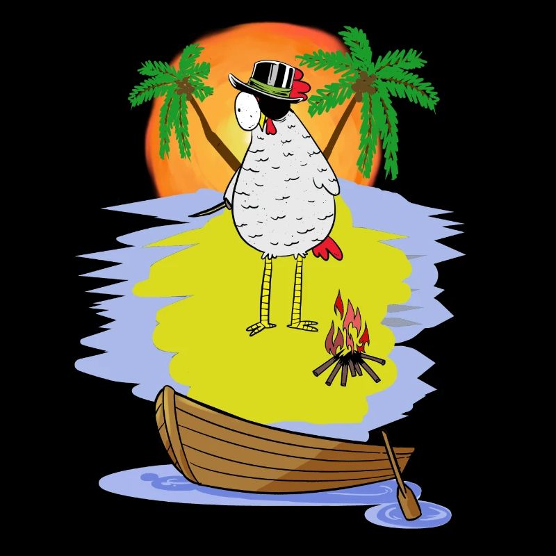 Pirate Chicken Buccaneer Island Eye Patch Adventure