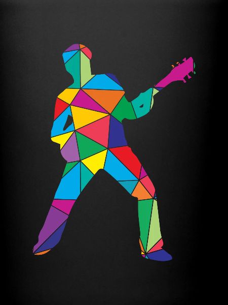 Guitar Polygon Guitarists