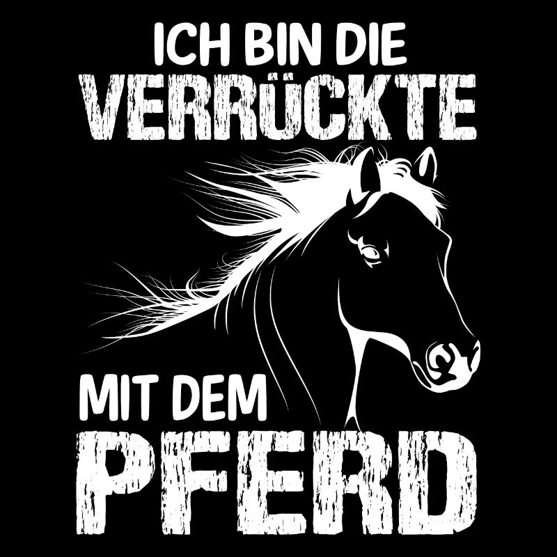 Pferdedame Pferd Pferdefan Spruch Pferdebesitzer