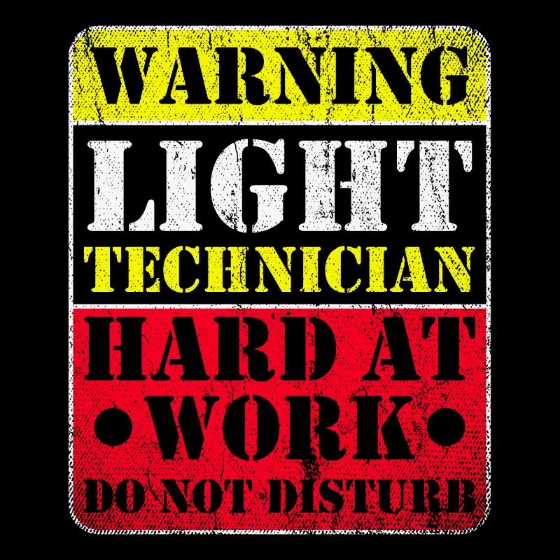 Warning Lightning Technician At Work