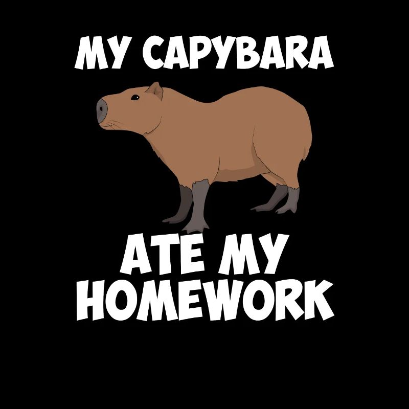 Capybara a mangé mes devoirs, capybara