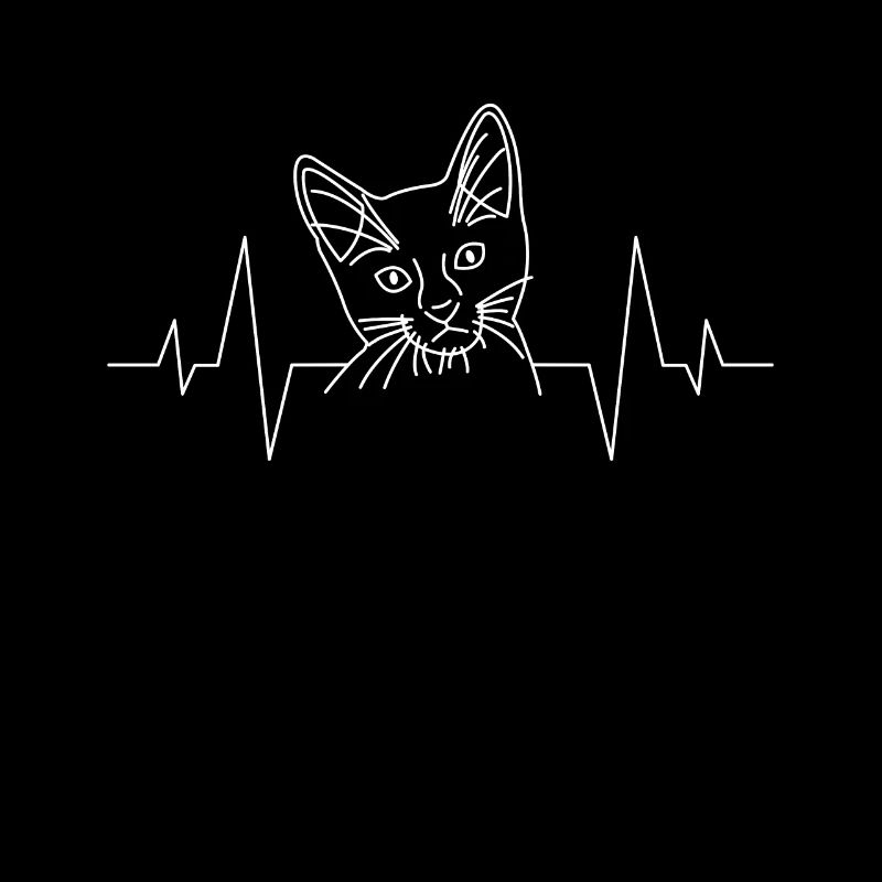 Cœur de chat de chat