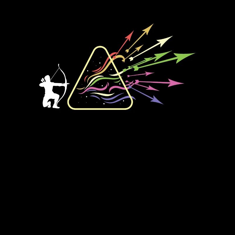 Bogenschütze Prisma Regenbogen Licht Physik