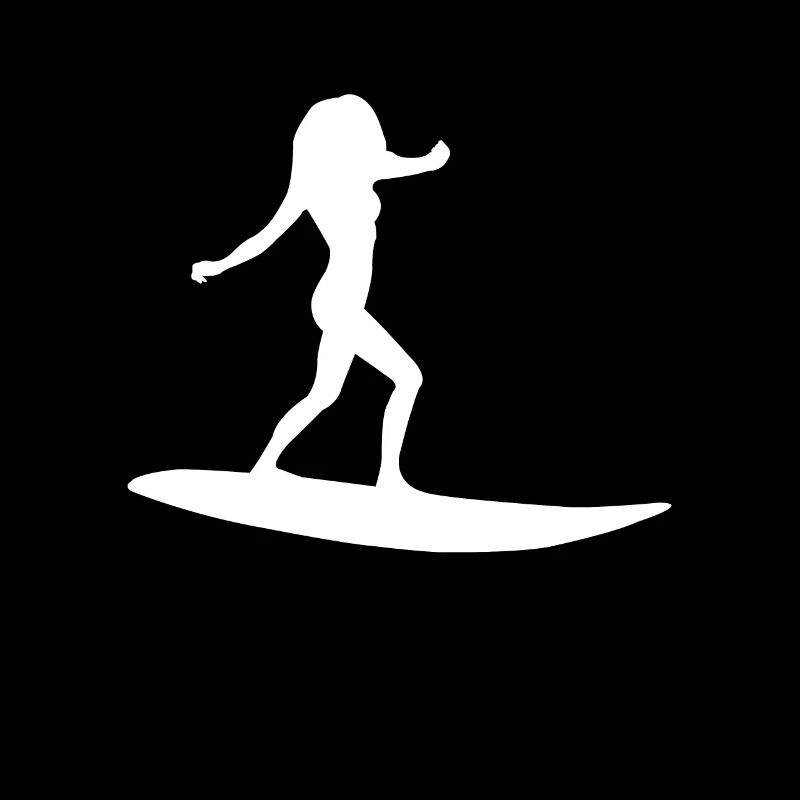 Silhouette de surfeur