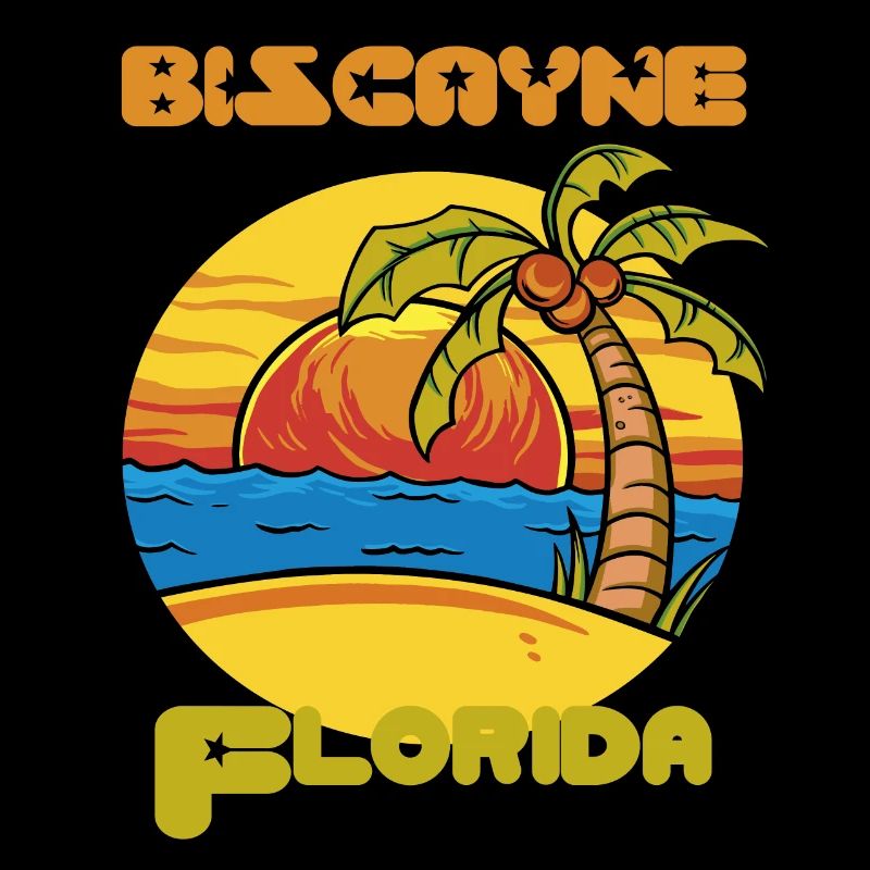 Florida Biscayne Palmen Urlaub Ocean Surfing