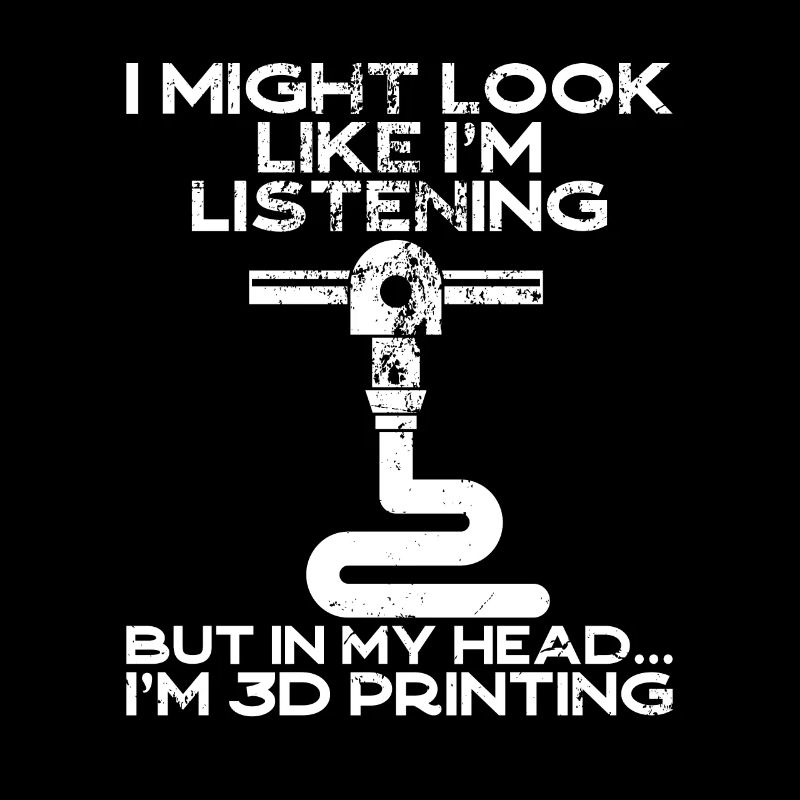 3D printer lover who prints filament nerdy