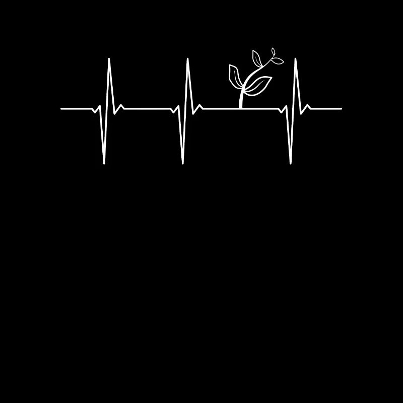 Rythme cardiaque ECG de plante
