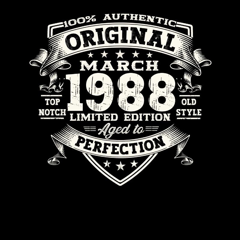 35e anniversaire Mann Original March Né en 1988