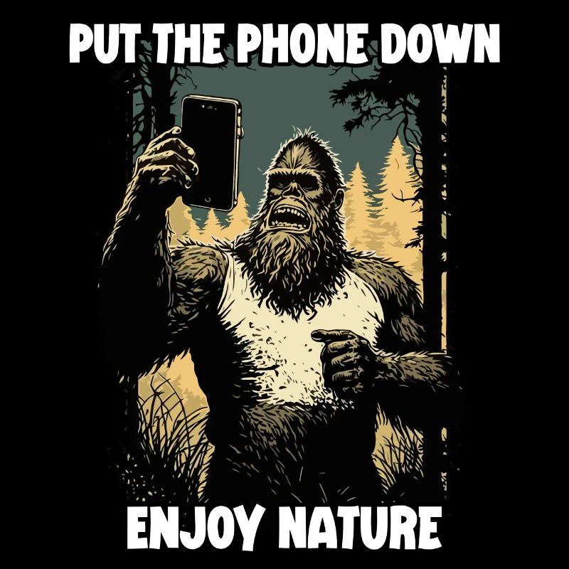 Pose le téléphone Profite de la nature