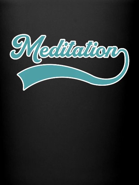Lettrage de méditation