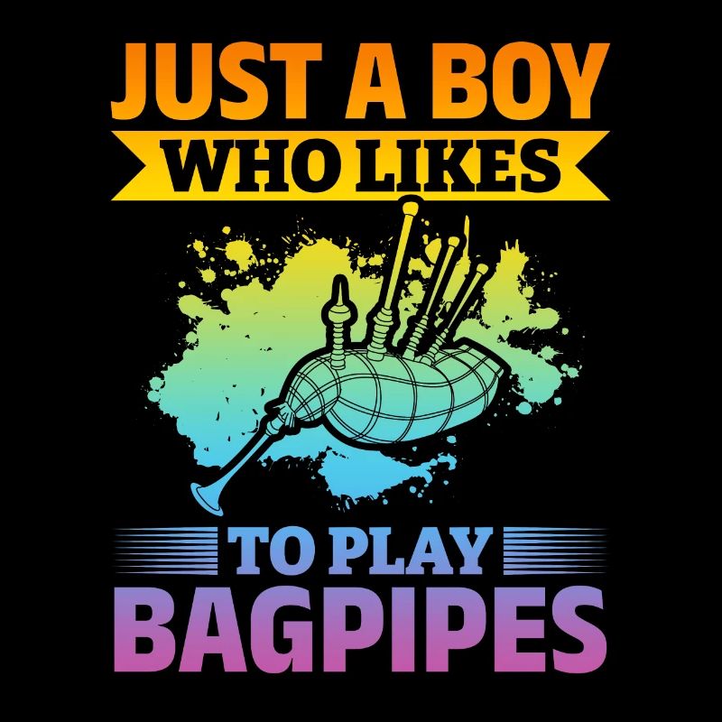 Juste un garçon qui aime jouer de la cornemuse - Bagpiper B