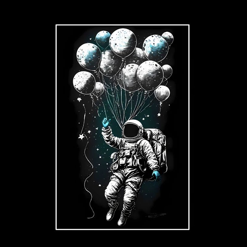 Astronaut Balloon Planet Spaceman Space Space