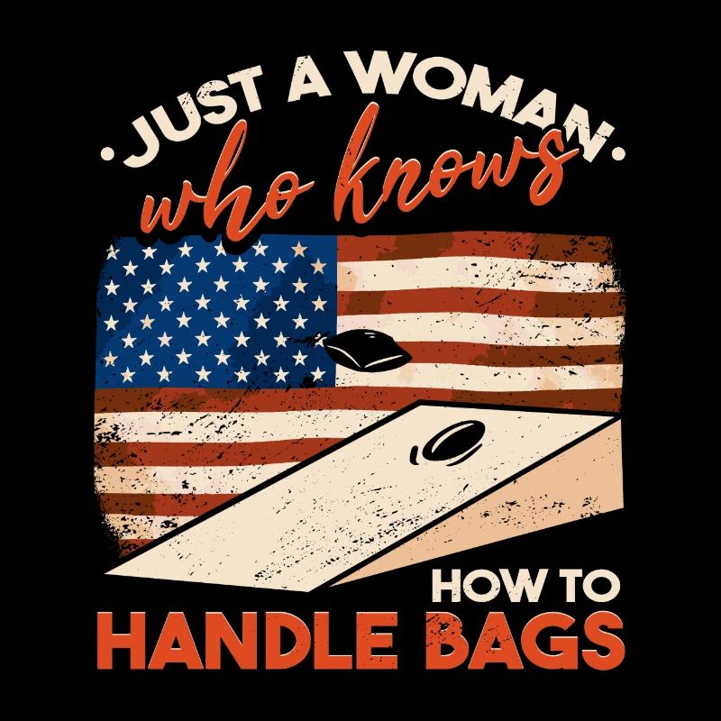 American Flag Backyard Game Cornhole