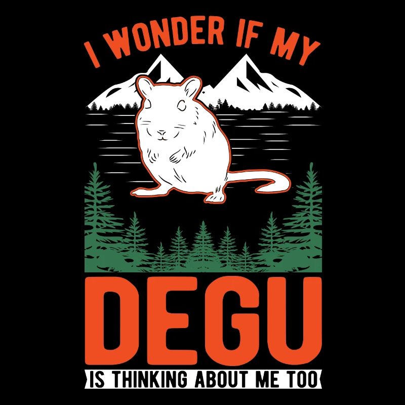 Degu propriétaire arbuste forêt de rats degu