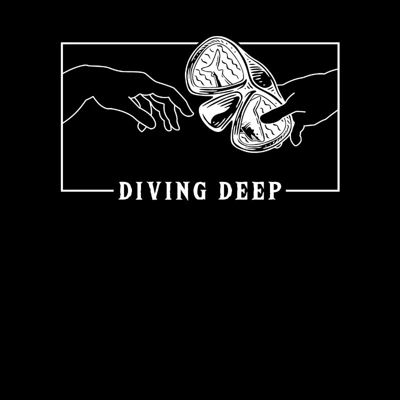 Michelangelo Creation of Adam Diving Deep Diver