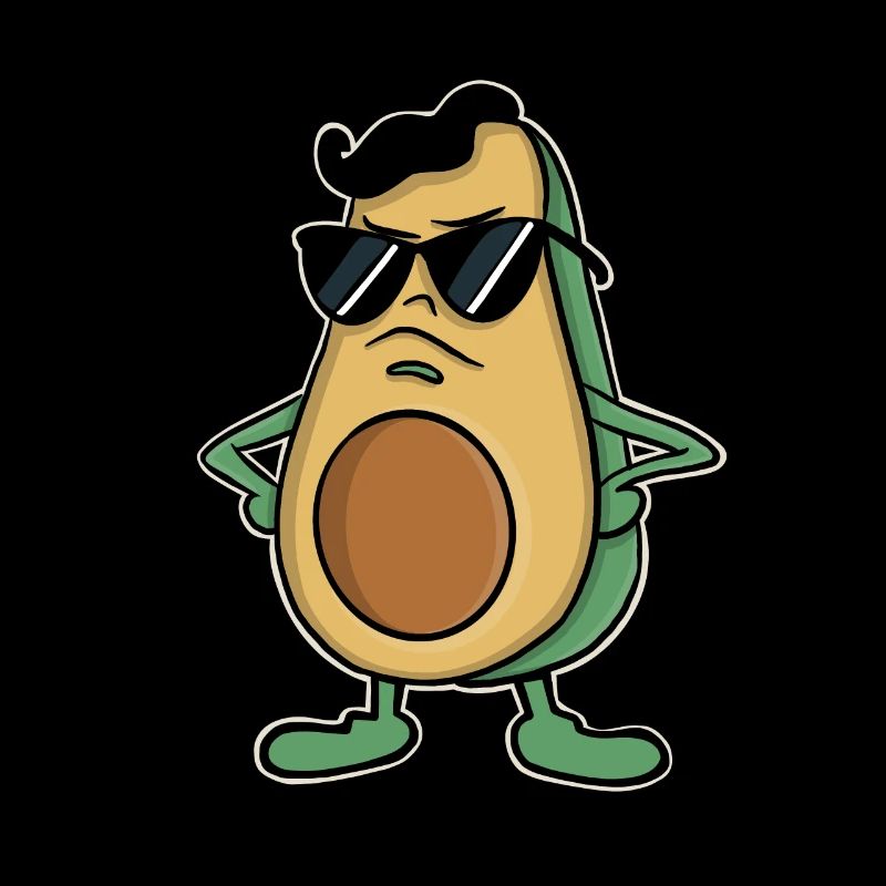 Avocado Sunglasses Cool Funny
