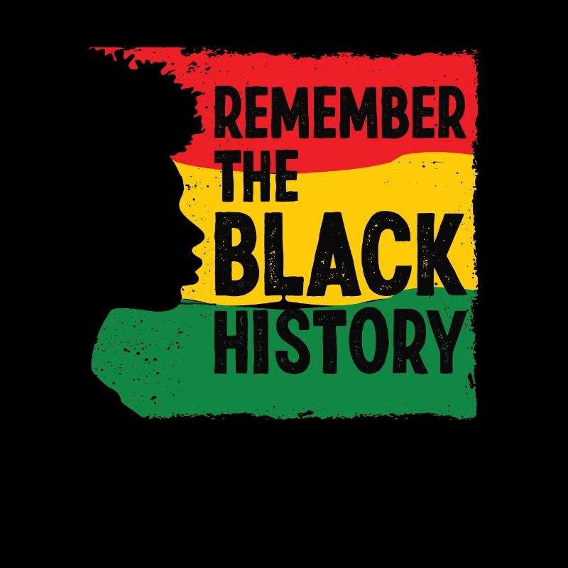 Black History Month Remember Black History Afro