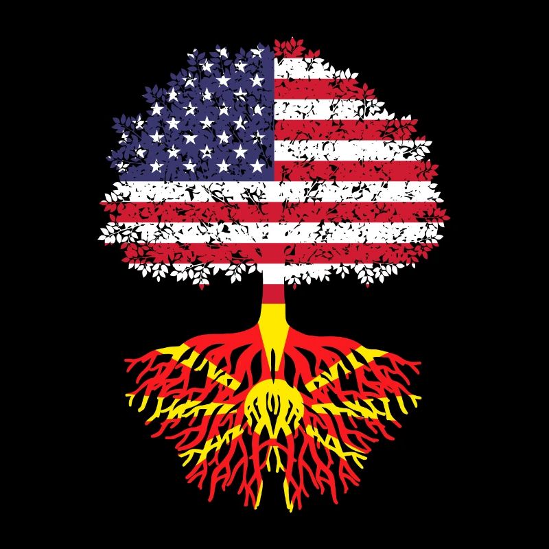 Macédoine drapeau américain, arbre macédoine