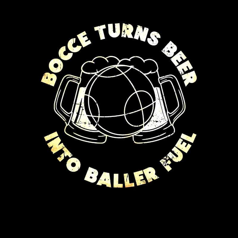 Boccia Ball Spieler Bocce Ball Bier