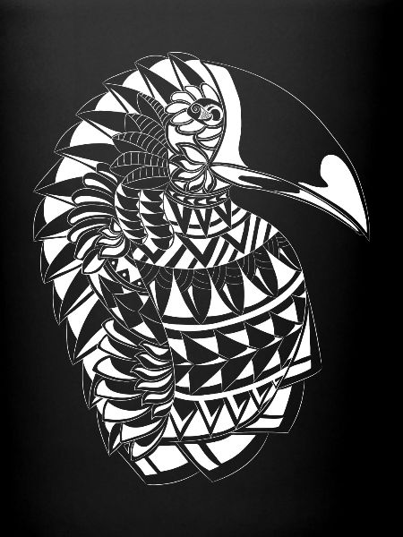Oiseau toucan maori