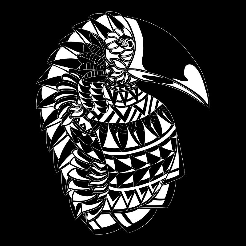 Oiseau toucan maori