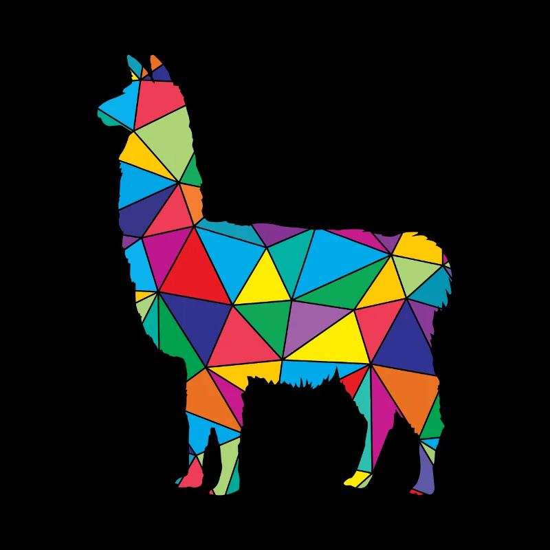 Lama Polygon Low Poly Tier