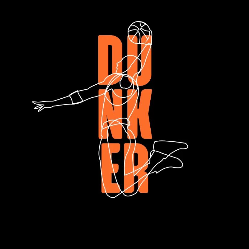 Dunker basketteur Funny Slam