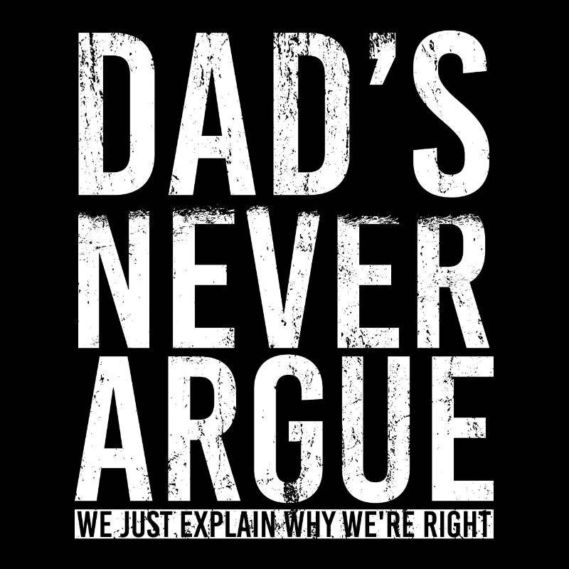 Les papas ne se disputent jamais, nous expliquons simplement pourquoi nous avons raison