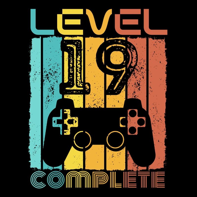 19 Years - 19th Birthday Level 19 Complete Design