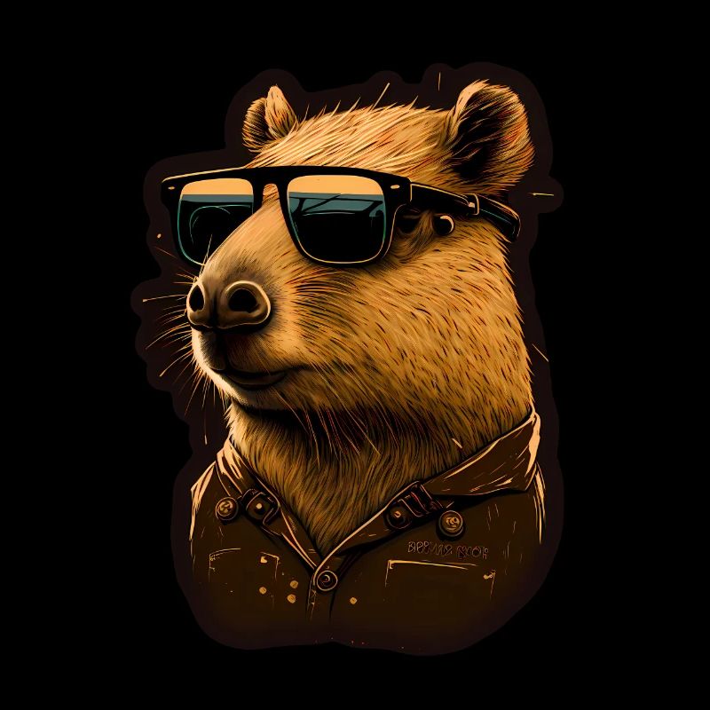 Capybara Capybara Cochon d’Inde Mèmes rongeurs