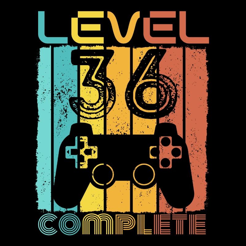 36 Jahre - 36. Geburtstag Level 36 Complete Design